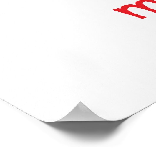 Mijn hart poster (Hoek)