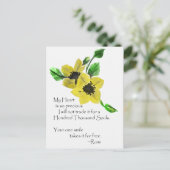 Mijn Hart Rumi Waterverf Briefkaart (Staand voorkant)