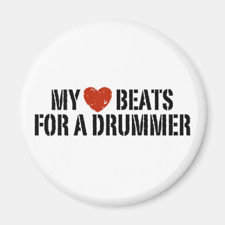 Mijn hart slaat voor een drummer magneet