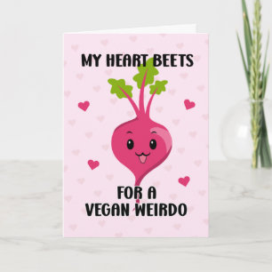 Mijn hart slaat voor een veganistische zonderling, kaart