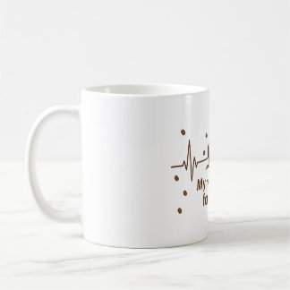 Mijn hart slaat voor koffie-mok koffiemok