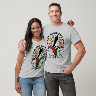 Mijn hart smacht naar Palestina - Patriottische ka T-shirt