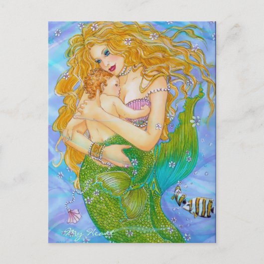 MIJN HART VAN Diana S Martin Briefkaart (Voorkant)