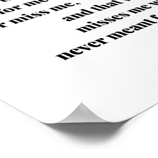 Mijn hart weet dat, wat betekent... poster (Hoek)