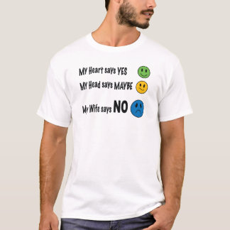 Mijn hart zegt... t-shirt