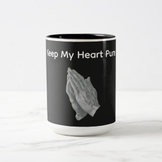 Mijn Hart Zuiver Houden Tweekleurige Koffiemok