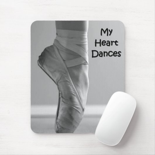 MIJN HARTDANCES BALLERINA SCHOONT MOUSEPAD MUISMAT (Met muis)