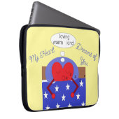 Mijn hartdromen van jullie: laptop sleeve (Voorkant Rechts)