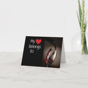 MIJN HARTEPUNT IS VAN "WIJN" EN VAN "JULLIE!" KAART