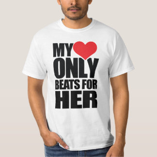 MIJN HARTJE WORDT ALLEEN VOOR HAAR T-SHIRT