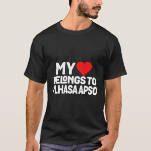 Mijn hartliefde behoort tot een Lhasa Apso leuk Sc T-shirt
