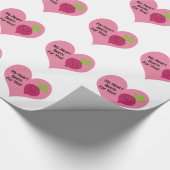 Mijn hartslag voor jou cadeaupapier (Hoek)