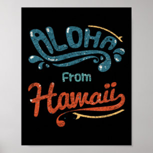 Mijn Hawaiaanse Shirt Tropische Luau Kostuum Feest Poster