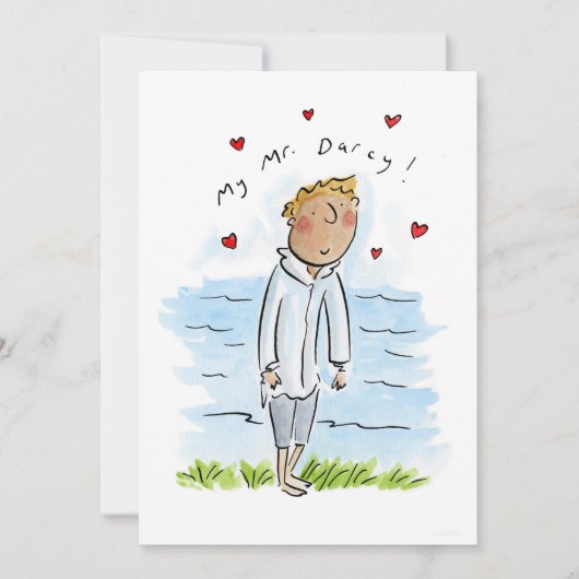 Mijn heer Darcy Kaart (Voorkant)