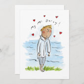 Mijn heer Darcy Kaart (Voorkant / Achterkant)