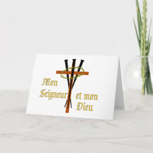 Mijn Heer en mijn God, Frans Feestdagen Kaart