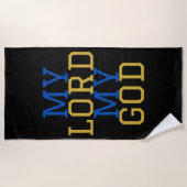 Mijn Heer mijn God Bijbels Strandlaken (Voorkant)