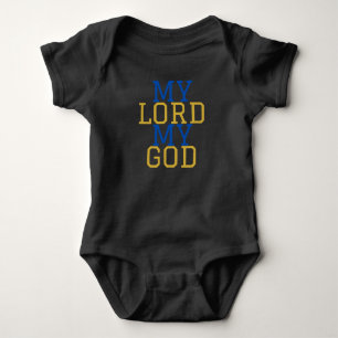 Mijn Heer mijn God Bijbelse unisex Romper