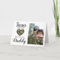 Mijn held draagt Camo Military Dad Fathers Day Fot