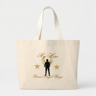 mijn held grote tote bag