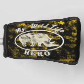 Mijn held in het wild golfheadcover (Voorkant)