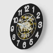 Mijn held in het wild  grote klok (Hoek)