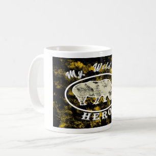 Mijn held in het wild koffiemok