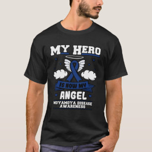 Mijn held is nu mijn engel cerebrovasculaire moyam t-shirt