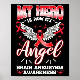 Mijn held is nu mijn engel hersenaneurysma intracr poster