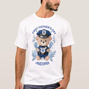 👮♂️💙 "Mijn held, mijn vader" – Eerste Vaderdag T-shirt