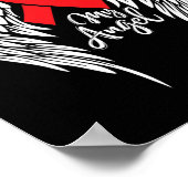 Mijn held - Sikkelcelanemie Bewustzijn Supporter R Poster (Hoek)