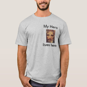 Mijn held woont hier t-shirt