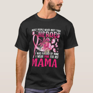 Mijn helden Ik Draag roze voor mijn Mama Dragonfly T-shirt