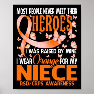 Mijn helden Ik Draag Sinaasappel voor mijn nichtje Poster