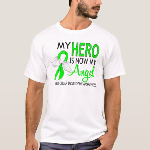 Mijn helm is mijn engel-spierdystrofie t-shirt