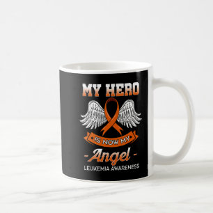 Mijn helm is nu mijn engel leukemie Oranje lintje Koffiemok