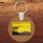 Mijn Help psalm 121 Sleutelhanger (Voorkant)