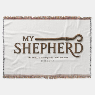 MIJN HERDER | Pure White | Psalm 23:1  Deken