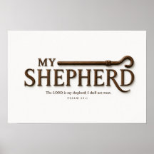 MIJN HERDER – Puur Wit | Psalm 23:1 Muurkunst