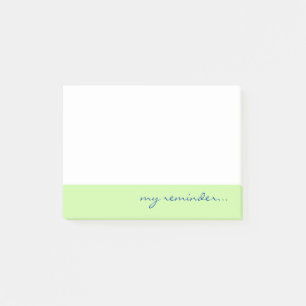 Mijn herinnering groene rand post-it® notes