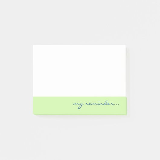 Mijn herinnering groene rand post-it® notes (Voorkant)