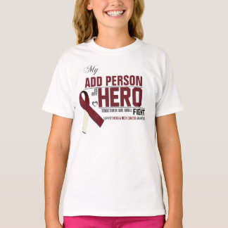 MIJN HERO aanpassen: Hoofd- en nekkanker T-shirt