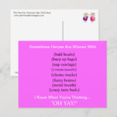 MIJN HERO Breast Cancer Briefkaart (Voorkant / Achterkant)