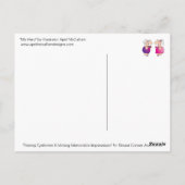 MIJN HERO Breast Cancer Briefkaart (Achterkant)