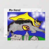 Mijn Hero Cat Briefkaart (Voorkant / Achterkant)
