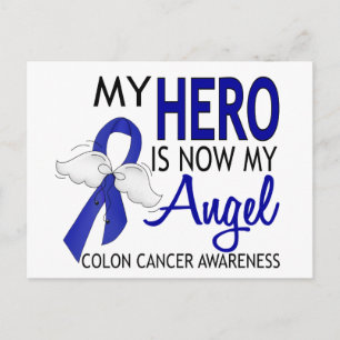 Mijn Hero is mijn Angel Colon Cancer Briefkaart