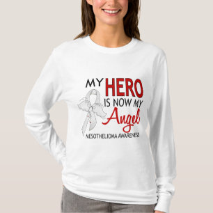 Mijn Hero is mijn Angel Mesothelioma T-shirt