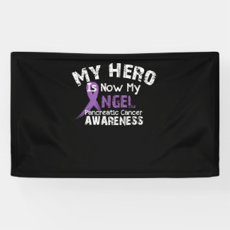 Mijn Hero is nu mijn engel-pancreaskankertherapie Spandoek