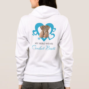 Mijn Hero Wears Combat Boots Hoodie