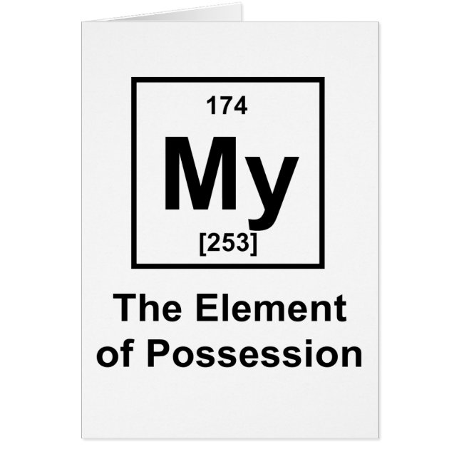 Mijn, het element van eigendom (Voorkant)